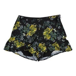 Free people flowered shorts